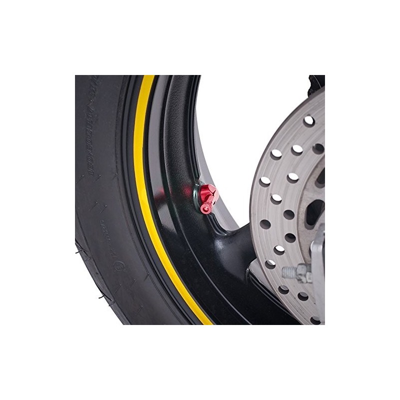 COPPIA VALVOLE PNEUMATICI IN ALLUMINIO A 90°PUIG DIAM. 8,3 MM PER CERCHI ANTERA, MARVIC, MARCHESINI, OZ RACING, BREMBO