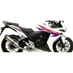 ARROW RACE-TECH EXHAUST HONDA CBR 500 R 2013-2015, TITANIUM/CARBON, APPROVED