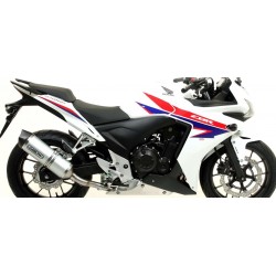 ARROW RACE-TECH EXHAUST HONDA CBR 500 R 2013-2015, ALUMINUM/CARBON, APPROVED