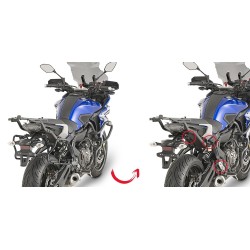 SPEZIFISCHER STAHLROHR-SEITENKOFFERTRÄGE GIVI FÜR KOFFER MONOKEY SIDE YAMAHA TRACER 700 2016-2019