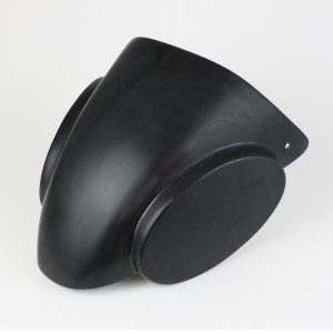 CUBRE ASIENTO UNIVERSAL CAFE RACER CON PLACA NUMERO