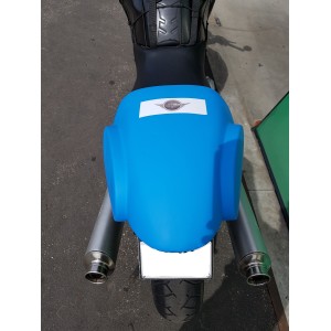 UNIVERSAL CAFE RACER SITZABDECKUNG SCHWANZ MIT NUMMERPLATTE