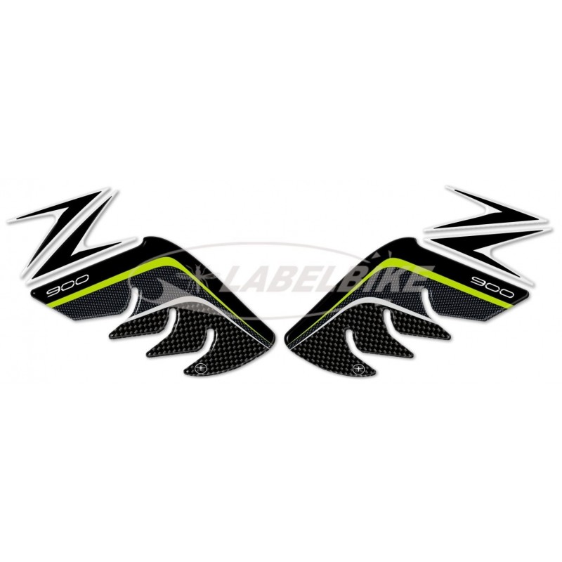 3D STICKERS TANK SIDE PROTECTIONS KAWASAKI Z 900