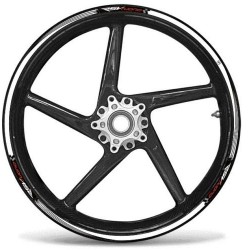 KLEBKANTEN-KIT FÜR RADFELGEN APRILIA RSV TUONO 17 "WEISS