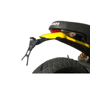 PORTAMATRÍCULA PARA DUCATI SCRAMBLER URBAN ENDURO 2015, CON INCLINACIÓN AJUSTABLE