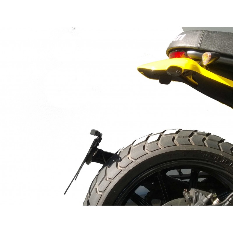 LOW LICENSE PLATE SUPPORT DUCATI SCRAMBLER URBAN ENDURO 2015