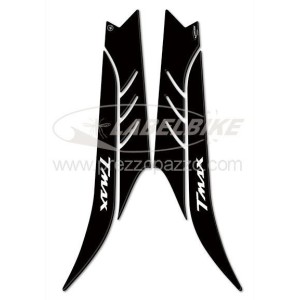 3D STICKER TUNNEL BOOMERANG SEITENSCHUTZ YAMAHA T-MAX 530 2012-2016 SCHWARZWEISS