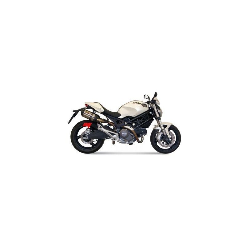 COPPIA TERMINALI MIVV SUONO DUCATI MONSTER 696 2008-2011, DEKAT ACCIAIO/CARBONIO