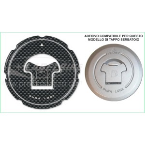 3D STICKER TANK CAP SCHUTZ HONDA CARBON LOOK
