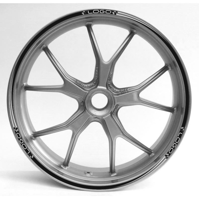 KIT STICKER EDGES FOR WHEEL RIMS SUZUKI GSR 17"BLACK