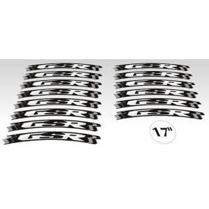 KLEBKANTEN-KIT FÜR RADFELGEN SUZUKI GSR 17 "SCHWARZ