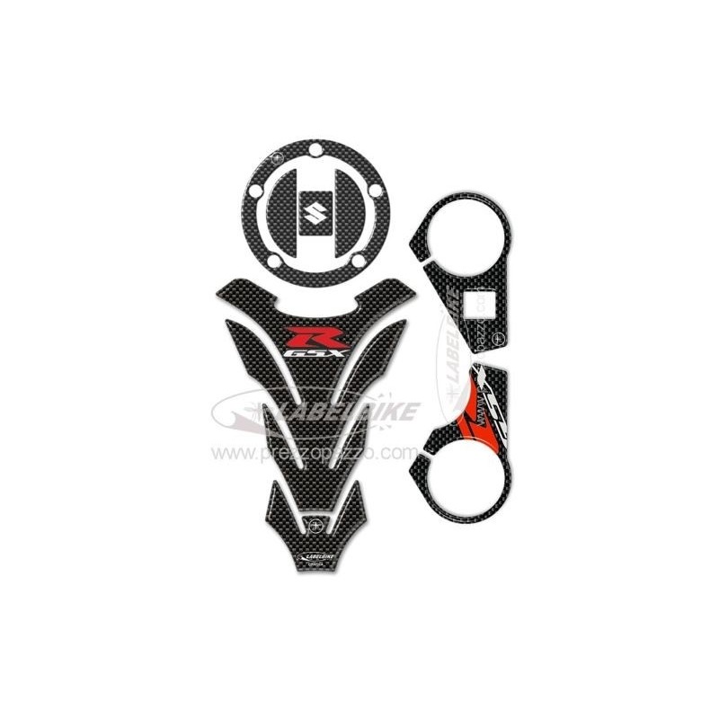 DEPÓSITO DE PROTECCIÓN DE PEGATINA 3D, TAPA, PLACA DE DIRECCIÓN SUZUKI GSX-R 1000 2009-2016