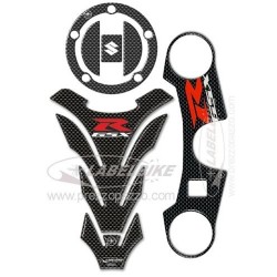 ADESIVO 3D PROTEZIONE SERBATOIO, TAPPO, PIASTRA STERZO SUZUKI GSX-R 1000 2005-2006