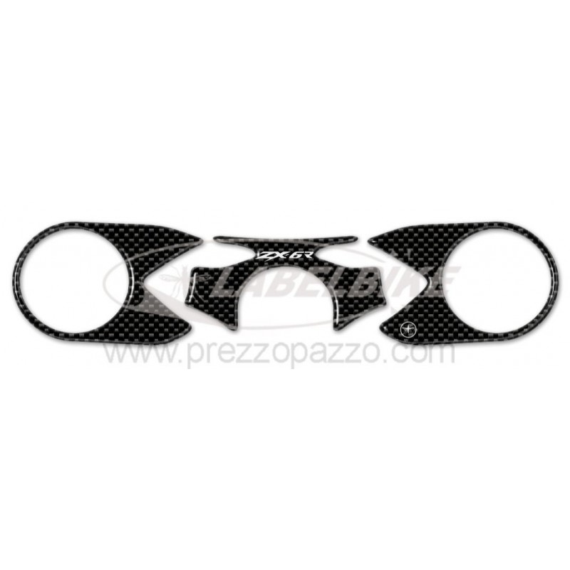 3D STICKERS LENKERPLATTENSCHUTZ KAWASAKI ZX-6R 2005-2006