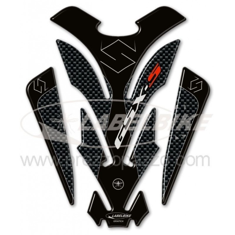 3D STICKER TANK PROTECTION SUZUKI GSX-S 1000 2015-2020 CARBON