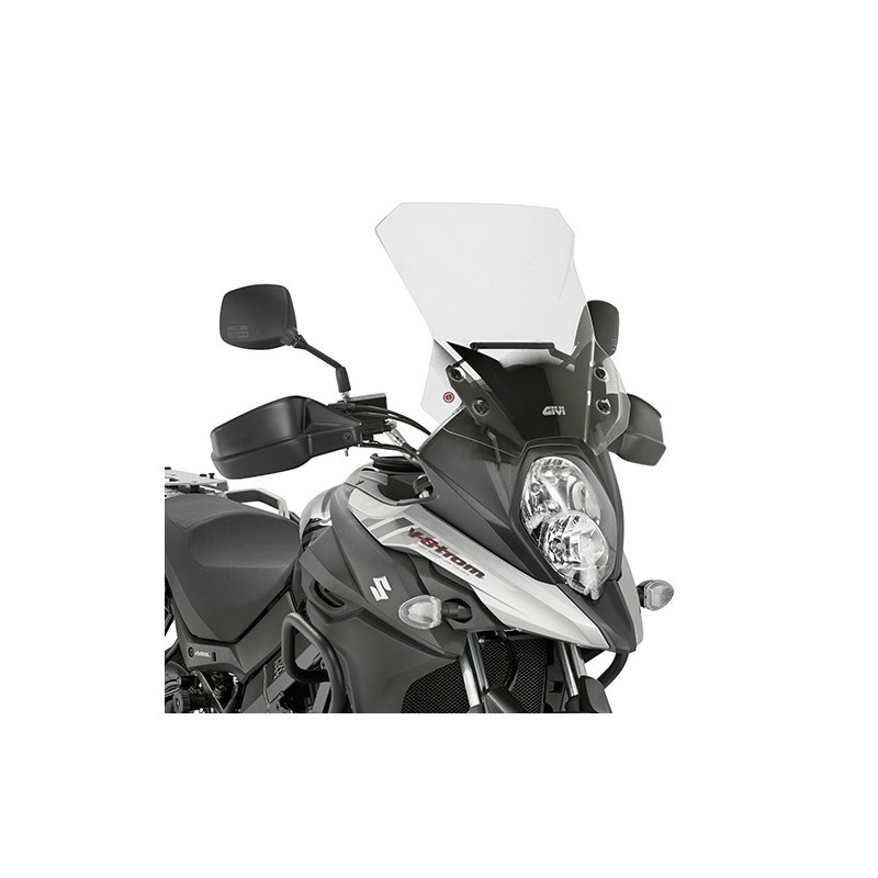 CUPOLINO GIVI TOURING SUZUKI V-STROM 650 2017-2020, TRASPARENTE