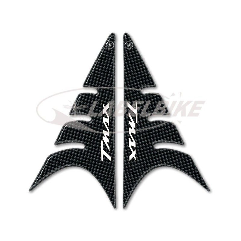 3D-STICKERSCHUTZ VON AUGENLIDERN YAMAHA T-MAX 500 2008-2011 CARBON