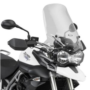PARABRISAS GIVI TRIUMPH TIGER 800 XR 2015-2017, TRANSPARENTE, CON KIT DE MONTAJE