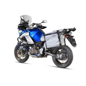 TERMINALE MIVV SPEED EDGE YAMAHA XT 1200 ZE SUPER TENERE 2014-2020, OMOLOGATO ACCIAIO/CARBONIO