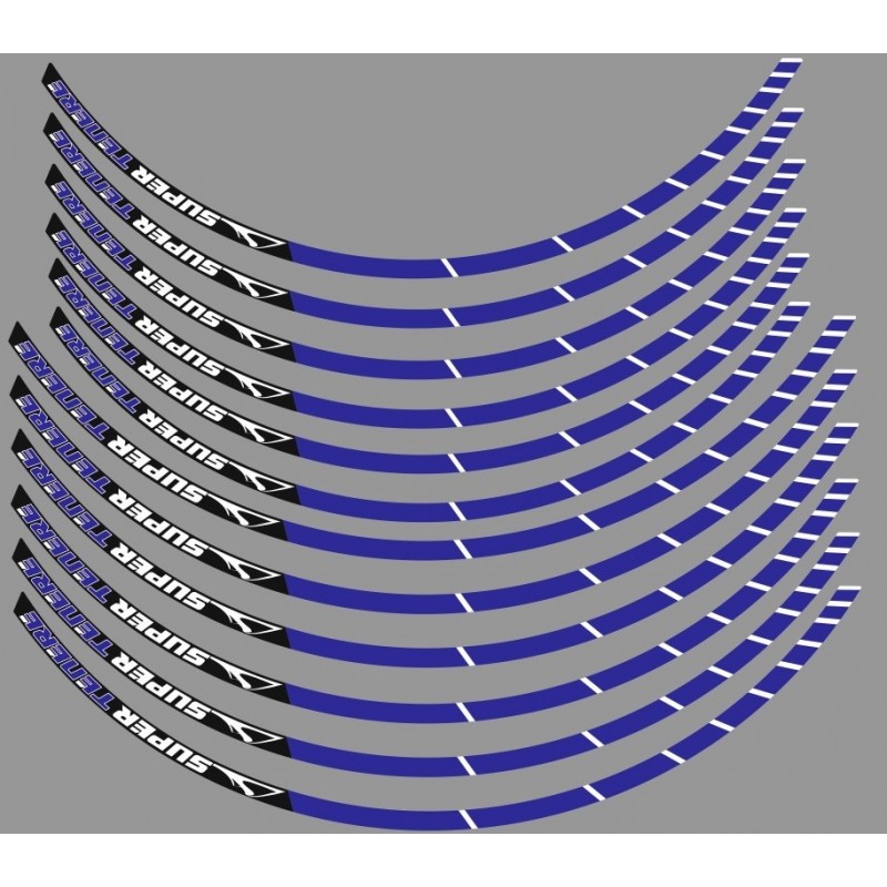 KLEBKANTEN-KIT YAMAHA SUPER TENERE 17 "UND 19" BLAUE RADFELGEN