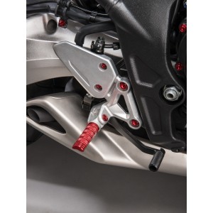 PAIR OF LIGHTECH PASSENGER FOOTRESTS FOR ORIGINAL KAWASAKI Z 750 2004-2012 FOOTRESTS