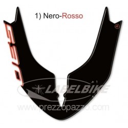 3D STICKER FRONT FENDER PROTECTION YAMAHA T-MAX 530 2015-2016 BLACK RED