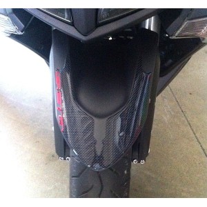PEGATINA 3D PROTECCIÓN GUARDABARROS DELANTERO YAMAHA T-MAX 530 2015-2016 CARBON RED