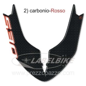 PEGATINA 3D PROTECCIÓN GUARDABARROS DELANTERO YAMAHA T-MAX 530 2015-2016 CARBON RED