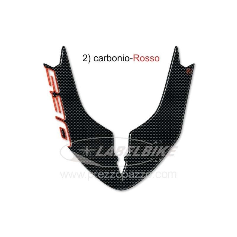 PEGATINA 3D PROTECCIÓN GUARDABARROS DELANTERO YAMAHA T-MAX 530 2015-2016 CARBON RED