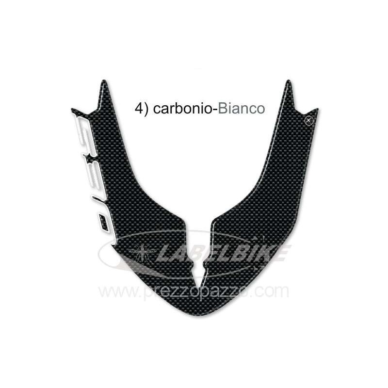 ADESIVO 3D PROTEZIONE PARAFANGO ANTERIORE YAMAHA T-MAX 530 2015-2016 CARBON BIANCO