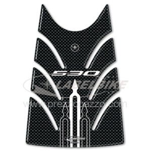 3D STICKER TANK TÜRSCHUTZ YAMAHA T-MAX 530 2012-2016 CARBON WHITE