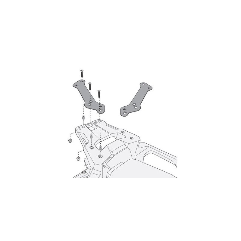 ADAPTADOR POSTERIOR GIVI GIVI PARA MALETA MONOKEY/MONOLOCK HONDA X-ADV 750 2017-2020