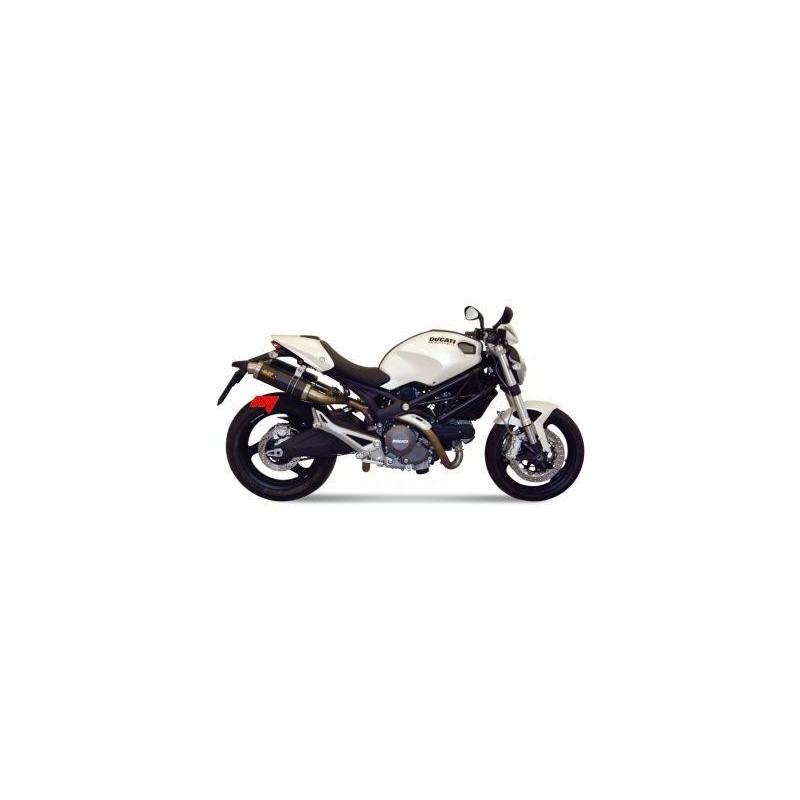 COPPIA TERMINALI MIVV GP DUCATI MONSTER 696 2008-2011, DEKAT CARBONIO