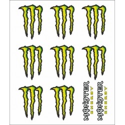 MONSTER SCRATCH STICKERS CM 14 X 16