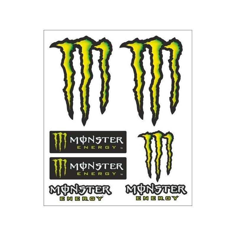 MONSTER-KRATZSTICKER CM 14 X 16