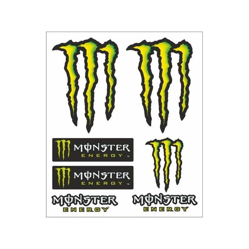 MONSTER-KRATZSTICKER CM 14 x 16 - Euro 4.42