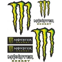 MONSTER SCRATCH STICKERS CM 10 X 12