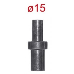 PERNO PER CAVALLETTO ANTERIORE SOTTOCANOTTO FS-11 PER MOTO CON FORO DIAM. 15 MM