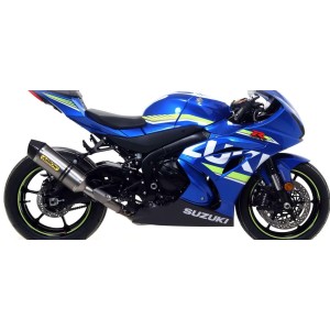TERMINALE ARROW RACE-TECH SUZUKI GSX-R 1000 2017-2020, TITANIO/CARBONIO, OMOLOGATO