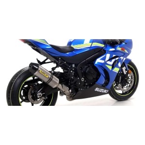 TERMINALE ARROW RACE-TECH SUZUKI GSX-R 1000 2017-2020, TITANIO/CARBONIO, OMOLOGATO