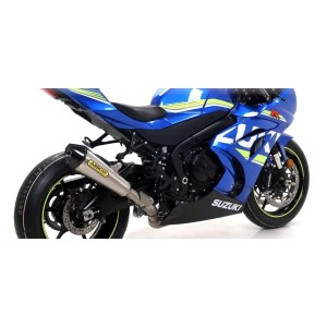 TERMINALE ARROW X-KONE SUZUKI GSX-R 1000 R 2017-2020, ACCIAIO/CARBONIO, OMOLOGATO