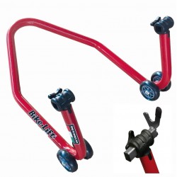 MOTORCYCLE REAR STAND WITH FORK SUPPORTS