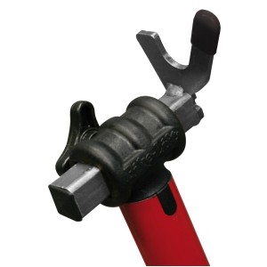 MOTORRAD HINTEN STAND MIT GABELSTÜTZEN