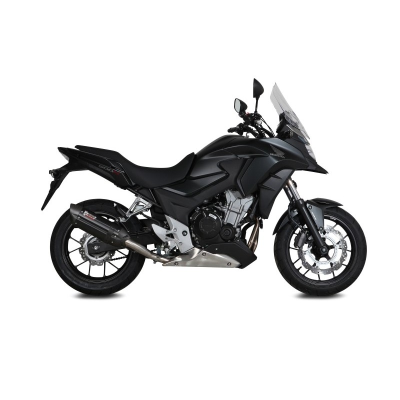 EXHAUST MIVV SUONO HONDA CB 500 X 2016-2018, APPROVED BLACK/CARBON