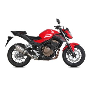 TERMINALE MIVV SUONO HONDA CB 500 F 2016-2018, OMOLOGATO ACCIAIO/CARBONIO