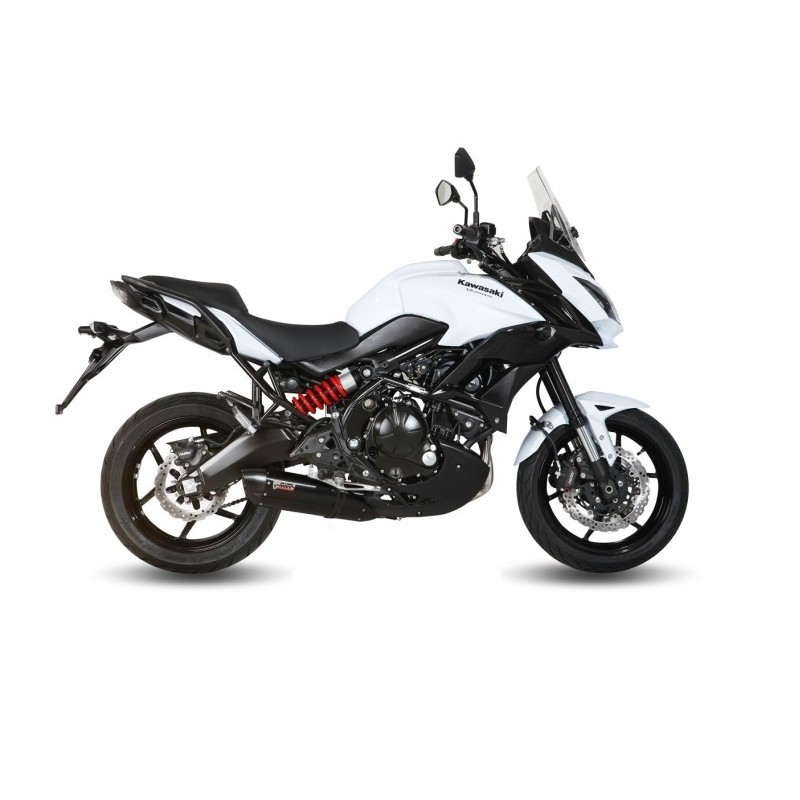 TERMINALE MIVV SUONO KAWASAKI VERSYS 650 2015-2020, DEKAT BLACK/CARBONIO