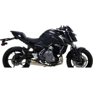 IMPIANTO DI SCARICO COMPLETO ARROW X-KONE KAWASAKI Z 650 2017-2019, ACCIAIO/CARBONIO, DEKAT