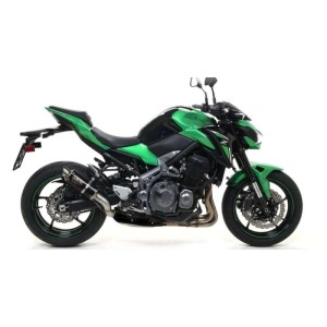 TERMINALE ARROW GP2 KAWASAKI Z 900 2017-2019, ACCIAIO DARK, OMOLOGATO