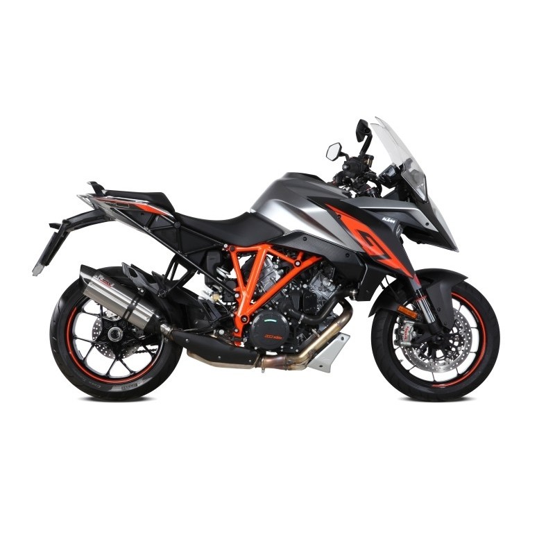 TERMINALE MIVV SUONO PER KTM 1290 SUPER DUKE GT 2016-2018, OMOLOGATO ACCIAIO/CARBONIO