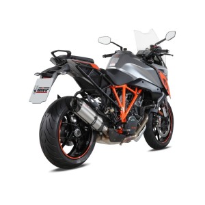 TERMINALE MIVV SUONO KTM 1290 SUPER DUKE GT 2016-2018, OMOLOGATO ACCIAIO/CARBONIO